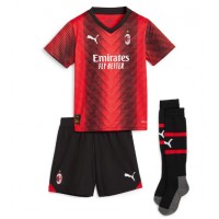 Fotbalové Dres AC Milan Fikayo Tomori #23 Dětské Domácí 2024-25 Krátký Rukáv (+ trenýrky)